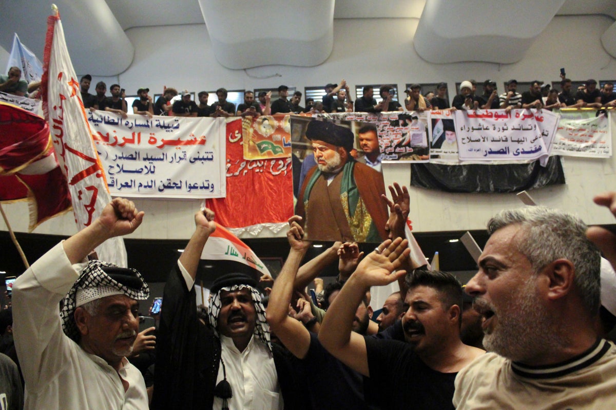 Iraqi cleric orders followers to continue protest in Baghdad | The ...