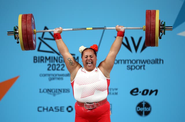 Emily Campbell took centre stage in Birmingham (Isaac Parkin/PA)