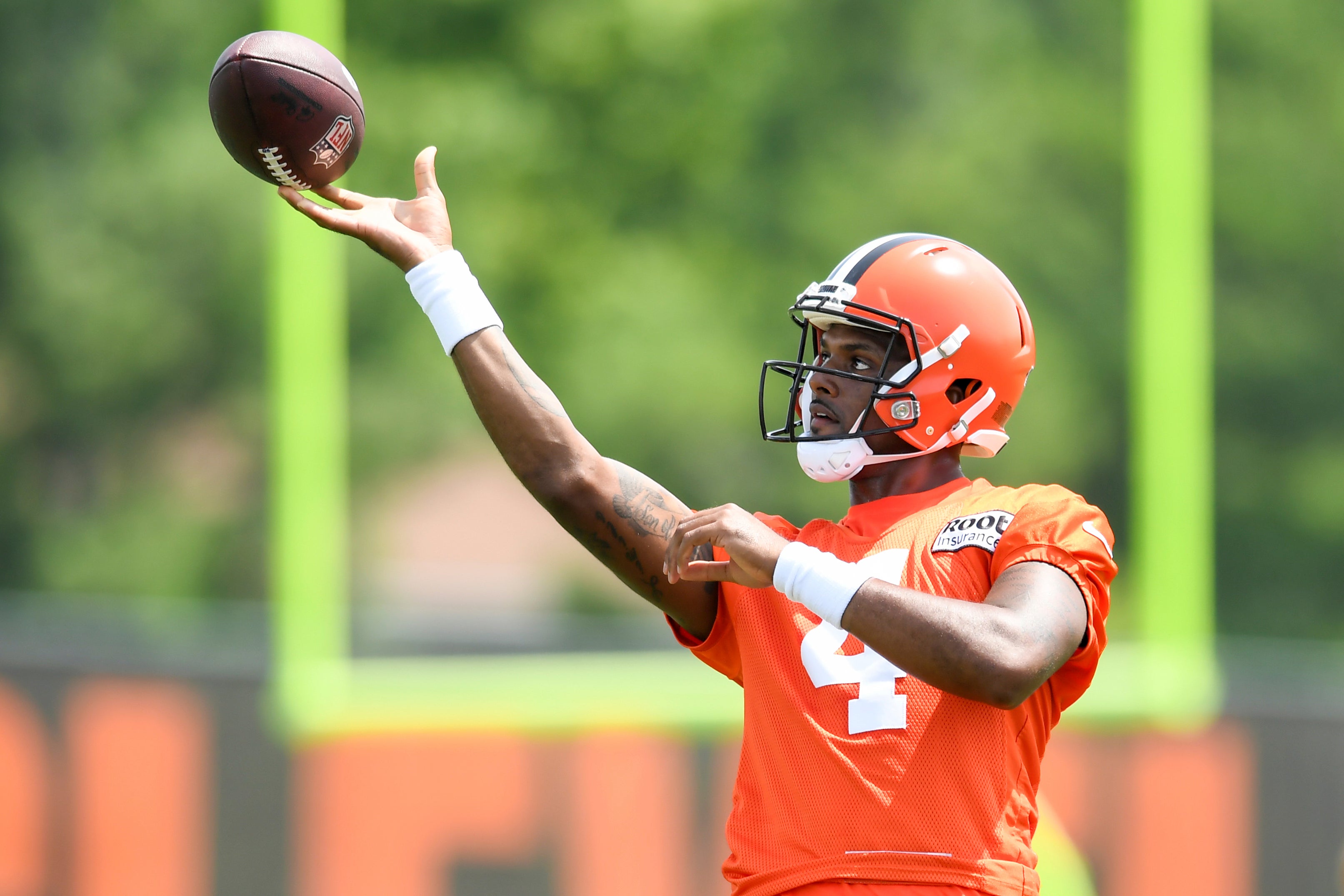 Browns-Watson Suspended Football