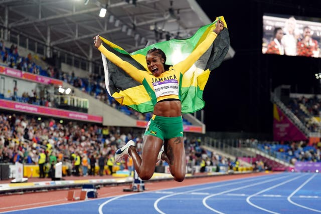 <p>Elaine Thompson-Herah 100m and 200m gold at both Rio 2016 and Tokyo 2020 </p>
