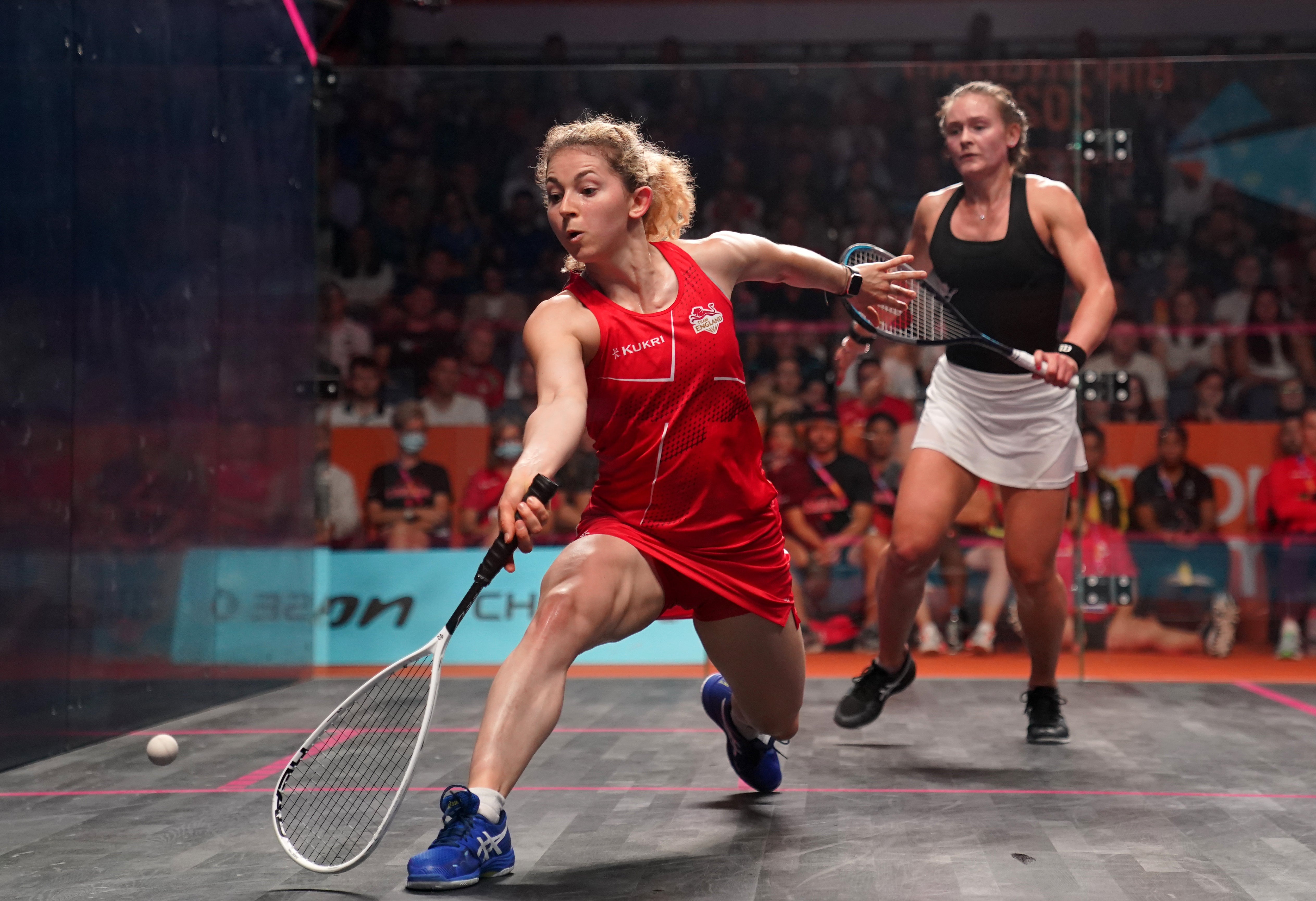 Gina Kennedy beat Hollie Naughton in the women’s squash singles final 3-1 (Zac Goodwin/PA)