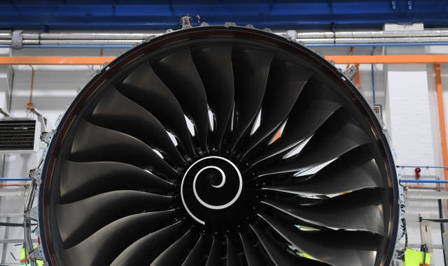 Rolls-Royce saw underlying operating profits more than halve to £125 million for the first six months of 2022 (Paul Ellis/PA)