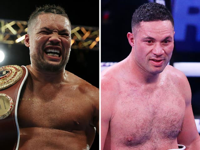 <p>Joe Joyce (left) and Joseph Parker will go head to head in Manchester </p>
