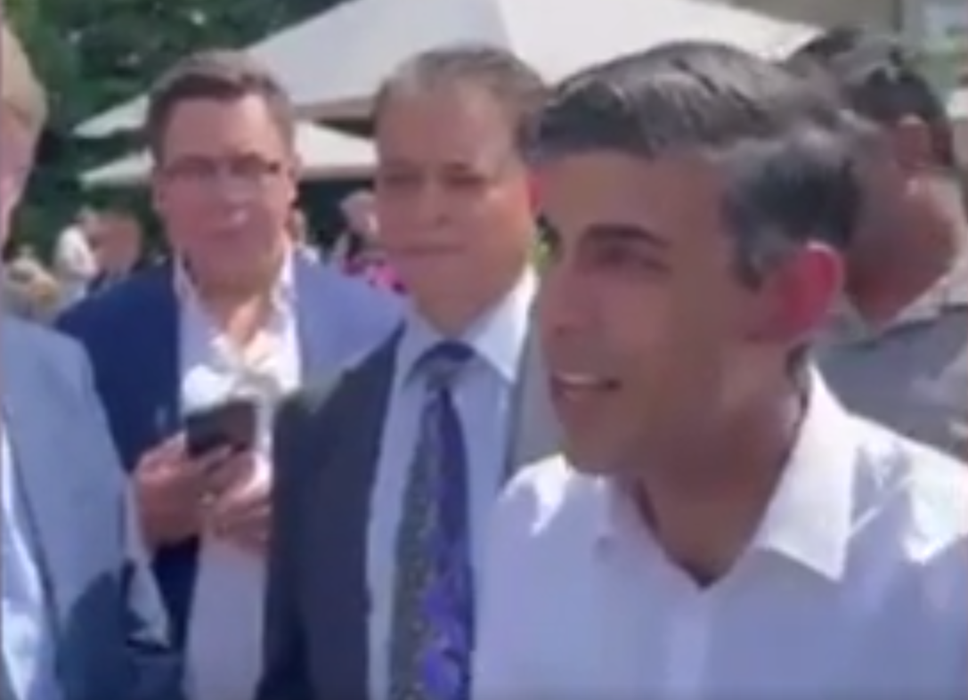 <p>Sunak was put on the spot about lack of support for small businesses by party members </p>