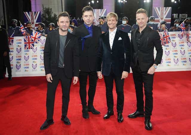 Westlife are set to play Wembley stadium for the first time on August 6 (Yui Mok/PA)