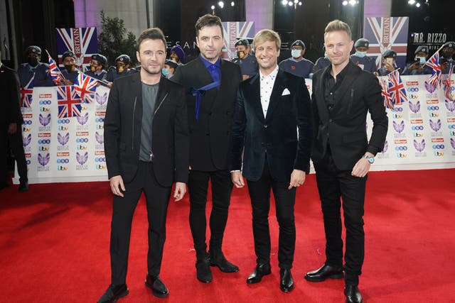 Westlife are set to play Wembley stadium for the first time on August 6 (Yui Mok/PA)