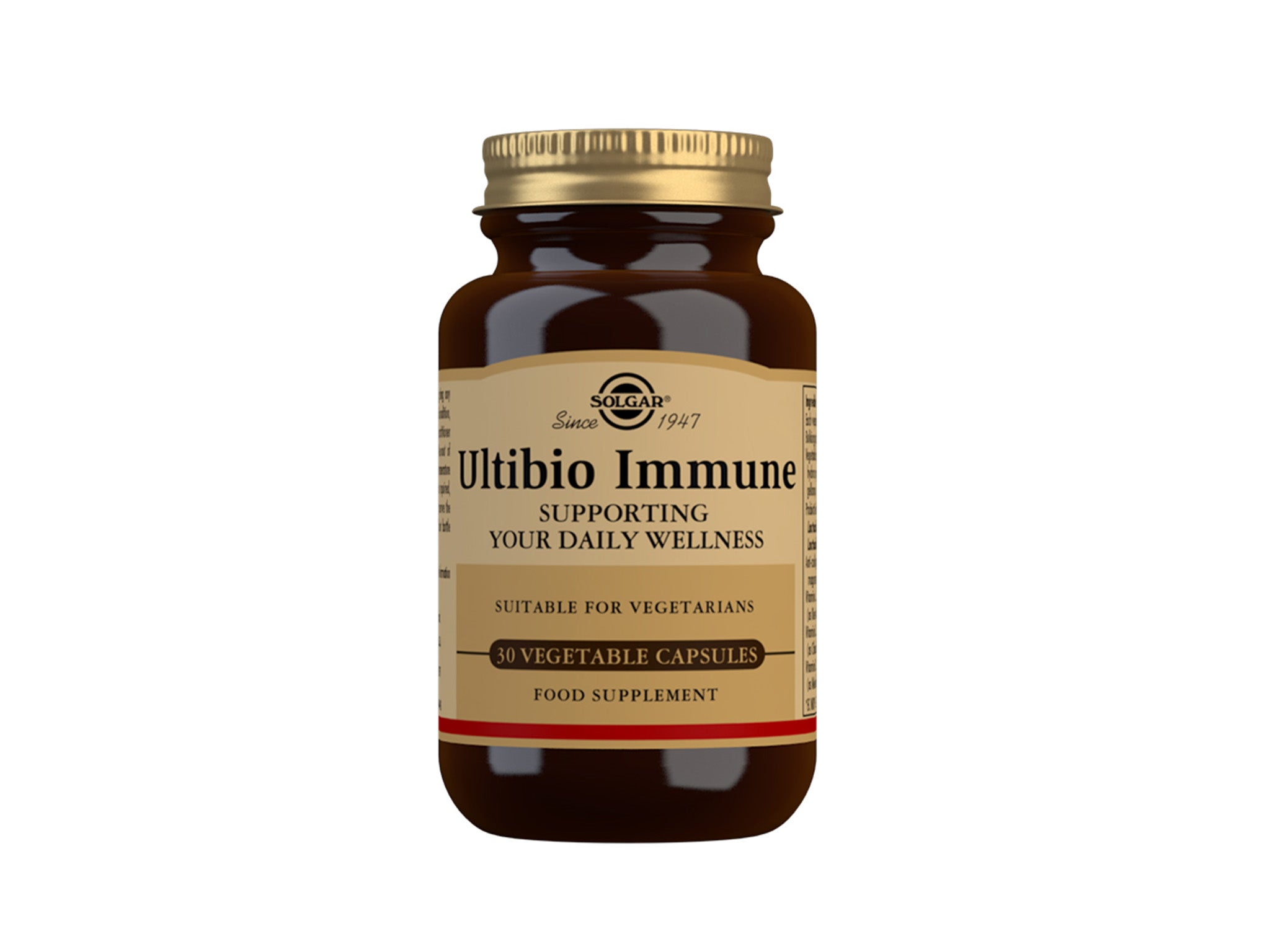 Solgar ultibio immune vegetable capsules, 30 capsules  