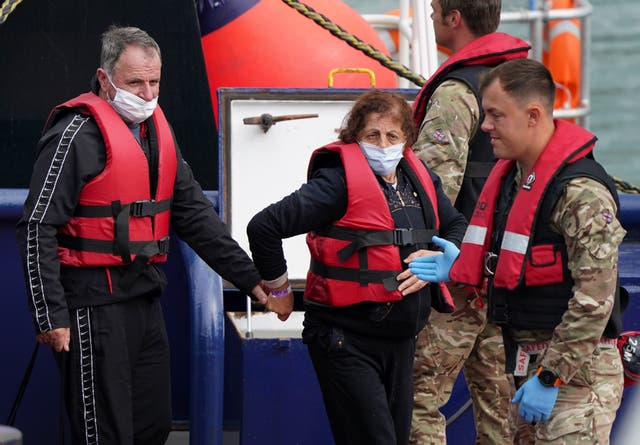 Small boat crossings in the English Channel resumed on Thursday following a quiet two days (Gareth Fuller/PA)