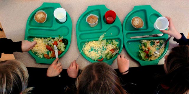 Pupils on free school meals went on to earn less than their peers, said the ONS (Chris Radburn/PA)