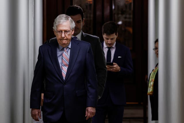 <p>The highest-ranking Republican in the Senate, Mitch McConnell </p>