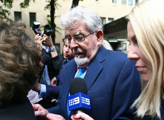 Rolf Harris leaves Southwark Crown Court in London (Gareth Fuller/PA)