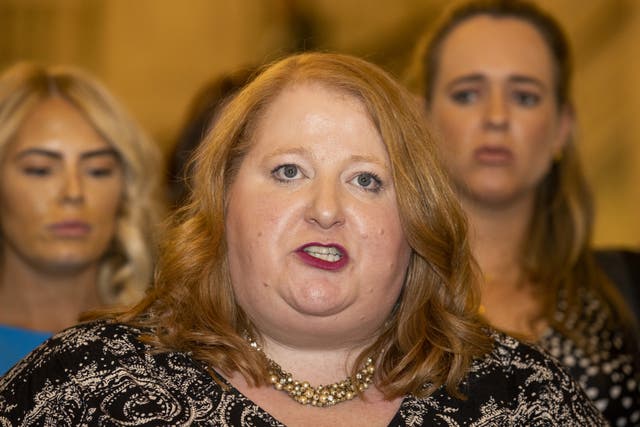 Alliance Party leader Naomi Long has said that Michelle O’Neill’s comments that there was no alternative to IRA violence during the Troubles were wrong (PA)
