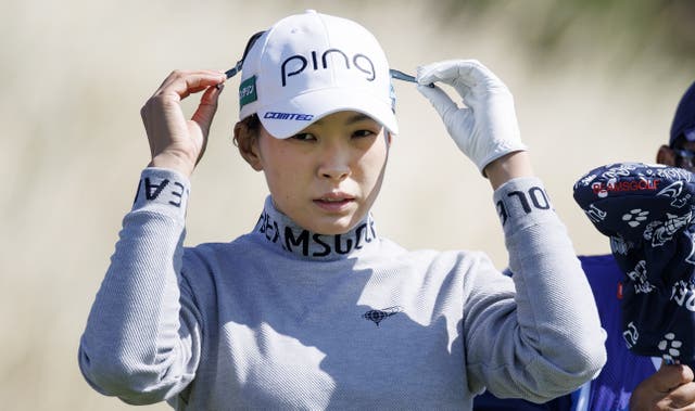 Japan’s Hinako Shibuno carded an opening 65 in the AIG Women’s Open at Muirfield (Steve Welsh/PA)