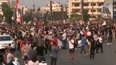 Crowds gather to protest on second anniversary of Beirut blast