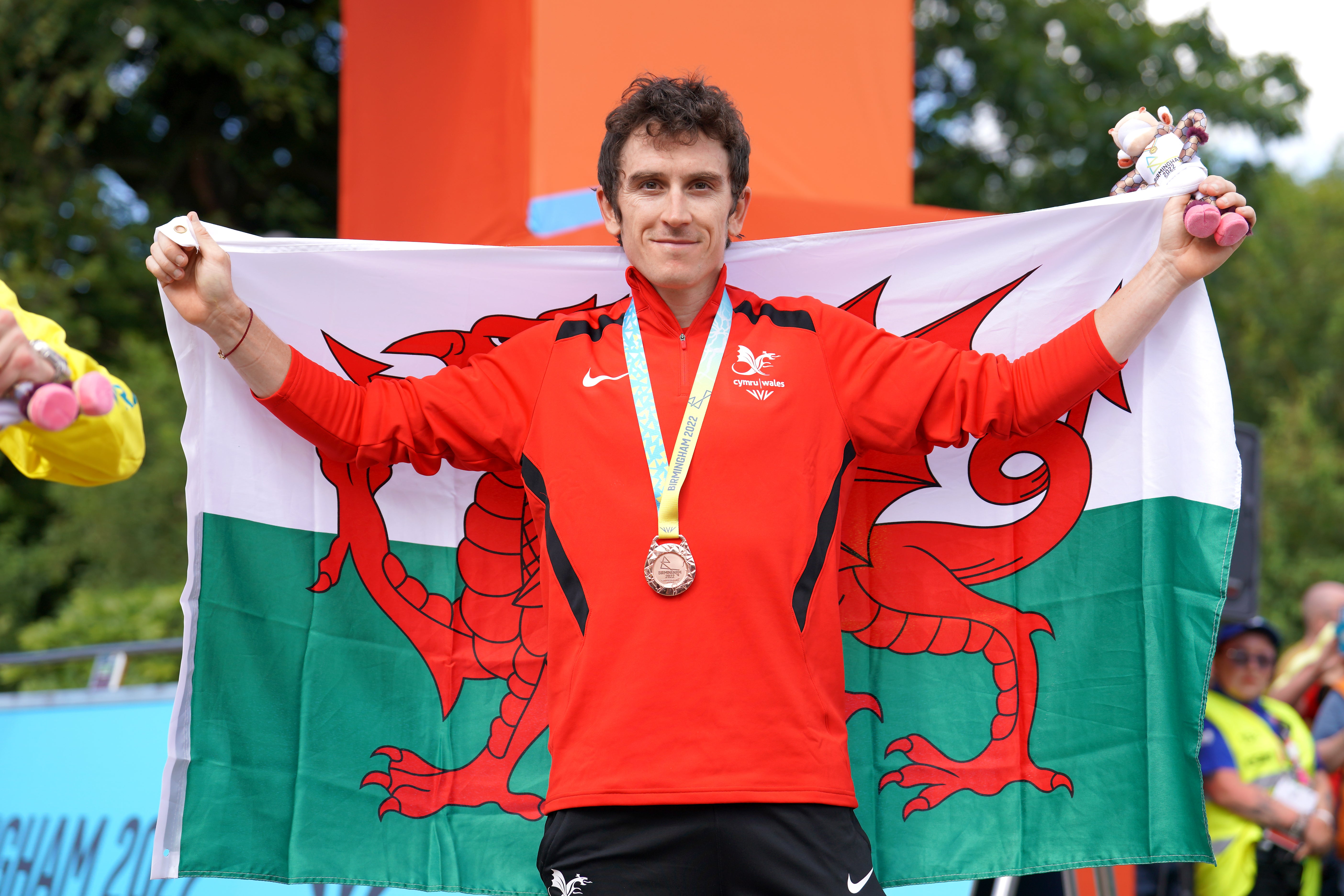 Geraint Thomas had to settle for bronze in the time trial (David Davies/PA)
