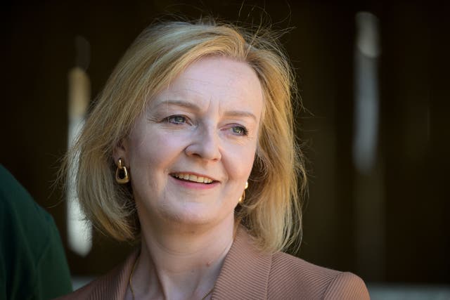Tory leadership hopeful Liz Truss (PA/Finnbarr Webster)