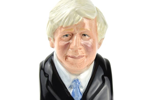 A Toby Jug of Prime Minister Boris Johnson (Houses of Parliament Shop)