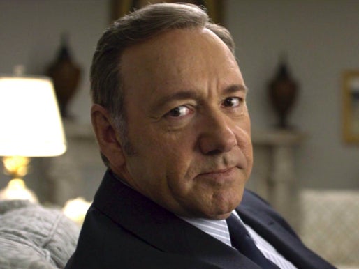 Spacey in ‘House of Cards’