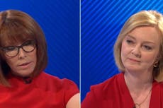 ‘Sizzling’: Viewers react after Kay Burley quotes Eminem as she roasts Liz Truss in leadership debate