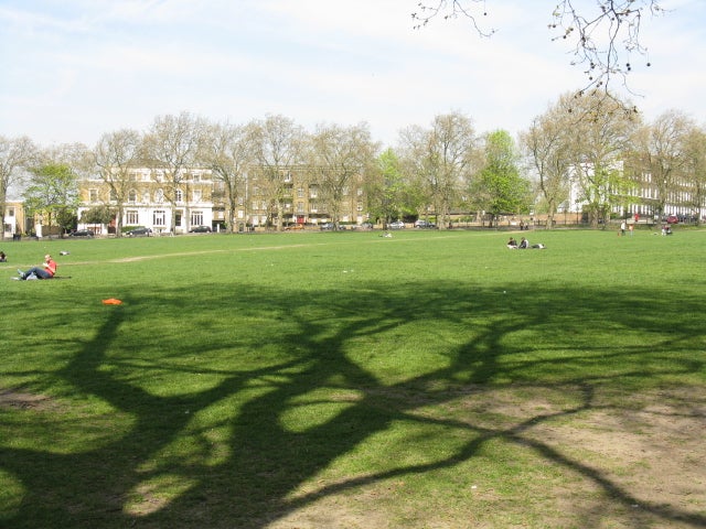 The boy was found with stab wounds in Highbury Fields