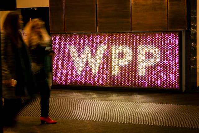 Global advertising giant WPP has said growth in advertising spending over the first half of the year has driven up its revenue, but shares in the group dropped (PA)