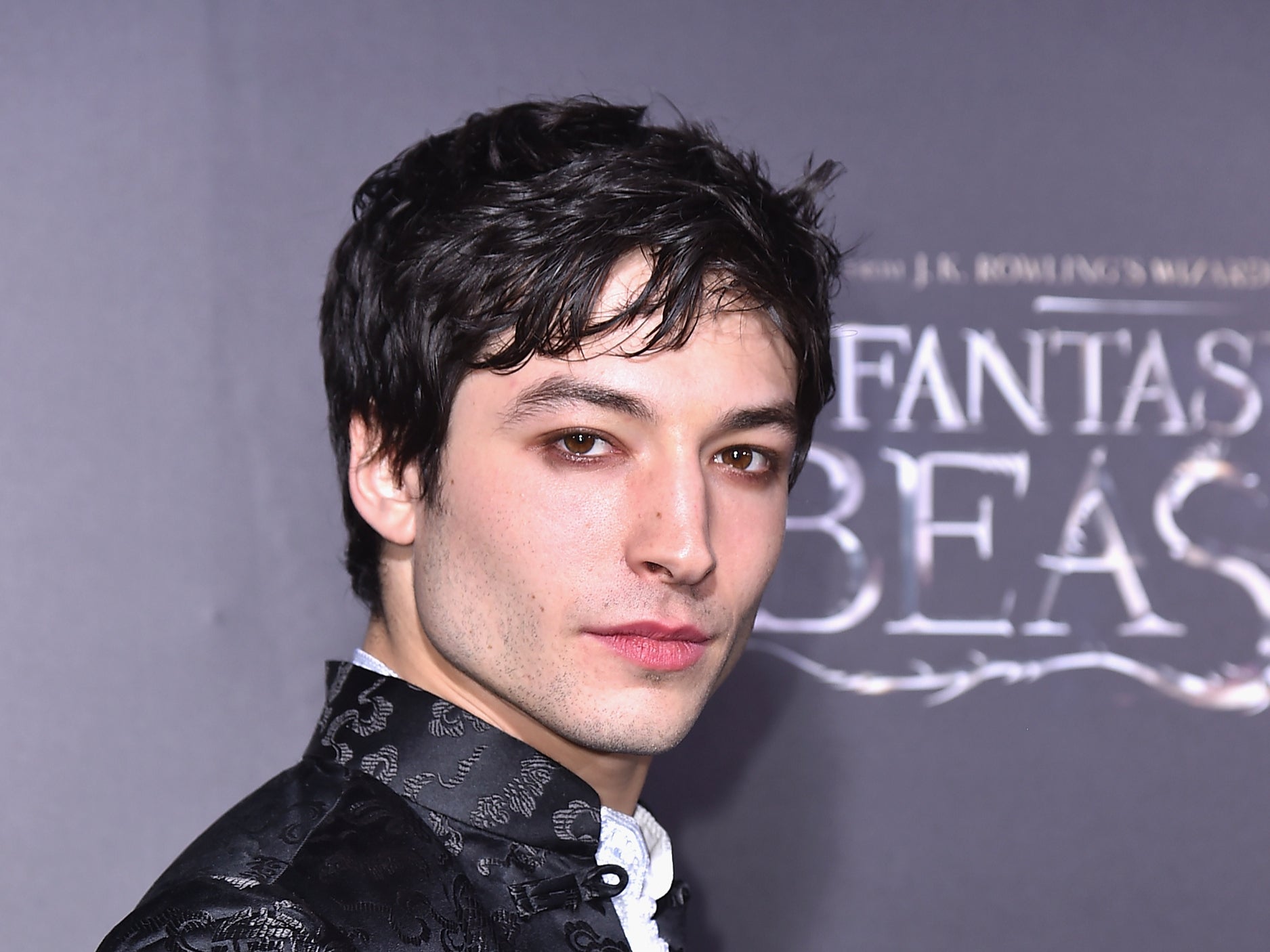 Ezra Miller attends the Fantastic Beasts And Where To Find Them premier in New York in 2016