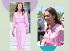 Kate Middleton’s sell-out pink Rixo dress is back in stock just in time for the second half of summer
