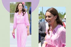 Kate Middleton’s sell-out pink Rixo dress is back in stock just in time for the second half of summer