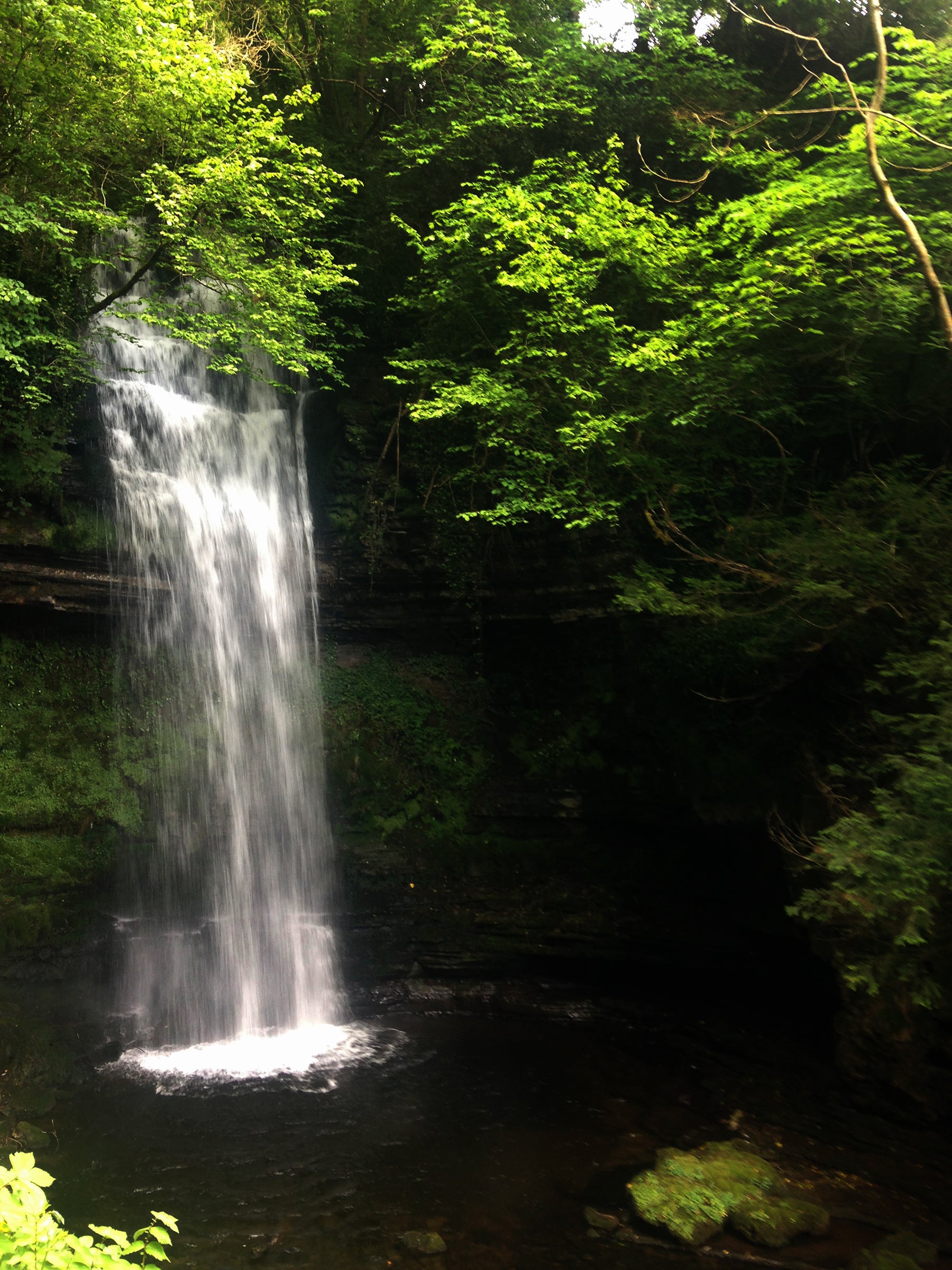 The Glencar Waterfall drops ‘in pools among the rushes’ in WB Yeats’ poem ‘The Stolen Child’