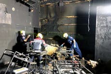 At least 13 dead after fire tears through crowded pub in Thailand