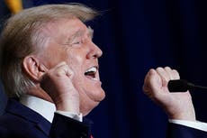 Trump news – live: Ex-president to address Wisconsin rally tonight as Milwaukee chosen for 2024 GOP convention