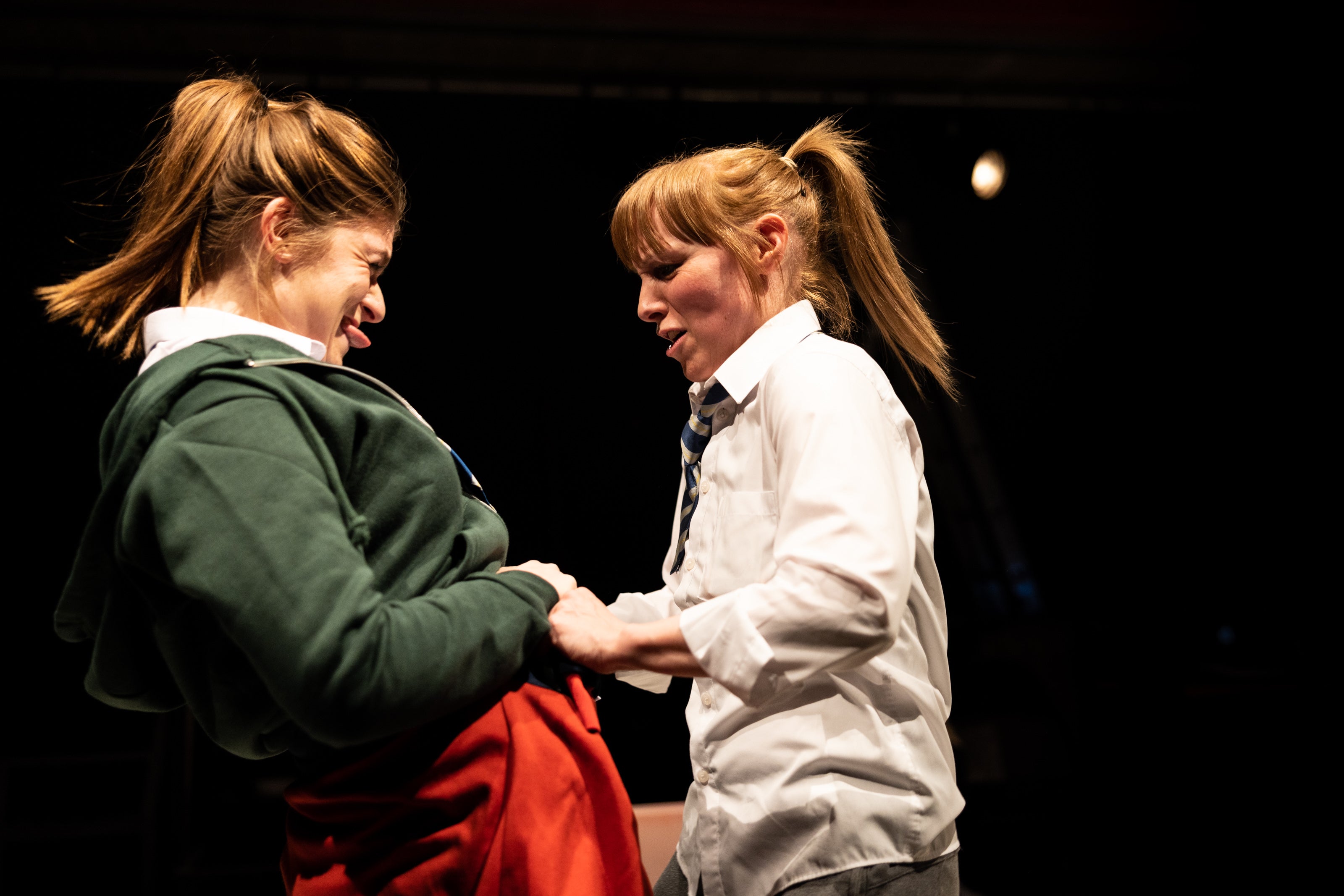 Caitlin Fielding and Abigail Hood in ‘Monster’