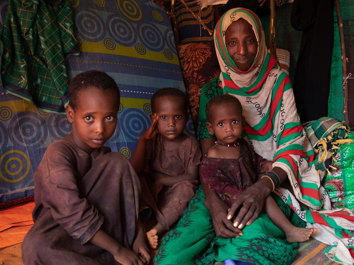 Women and children in Somalia undertake dangerous journeys to escape drought and conflict