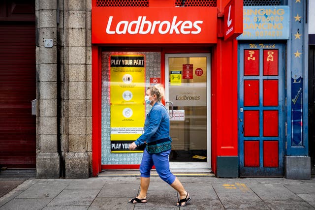 A Ladbrokes betting shop (Liam McBurney/PA)