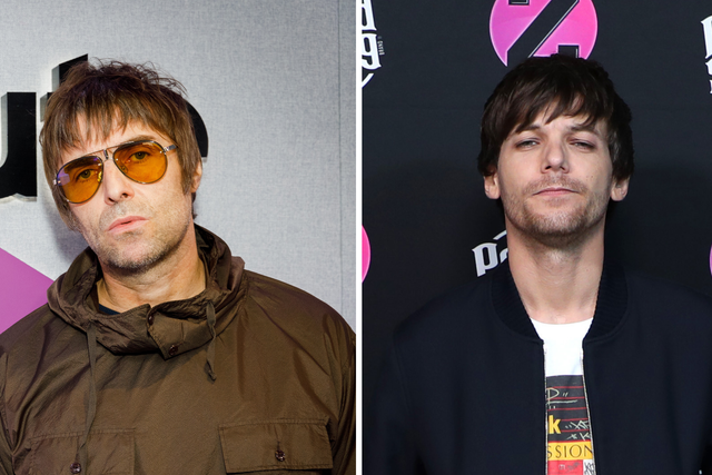 <p>Liam Gallagher and Louis Tomlinson</p>