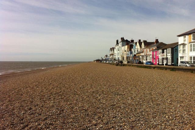 <p>Stop off at Aldeburgh’s shingle beach, near The Brudenell</p>