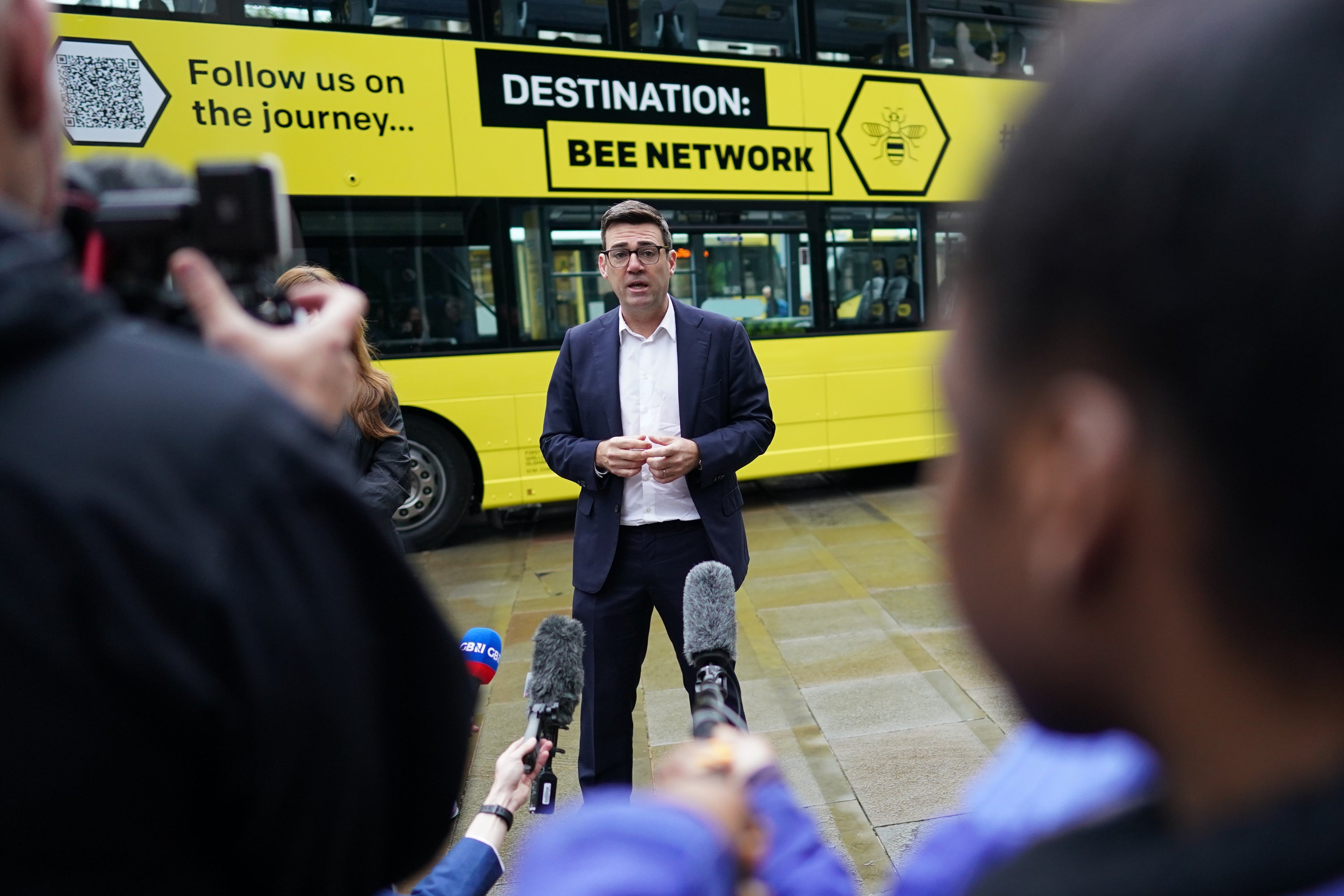 Andy Burnham’s aim is for Transport for Greater Manchester will eventually set all perimeters for bus travel