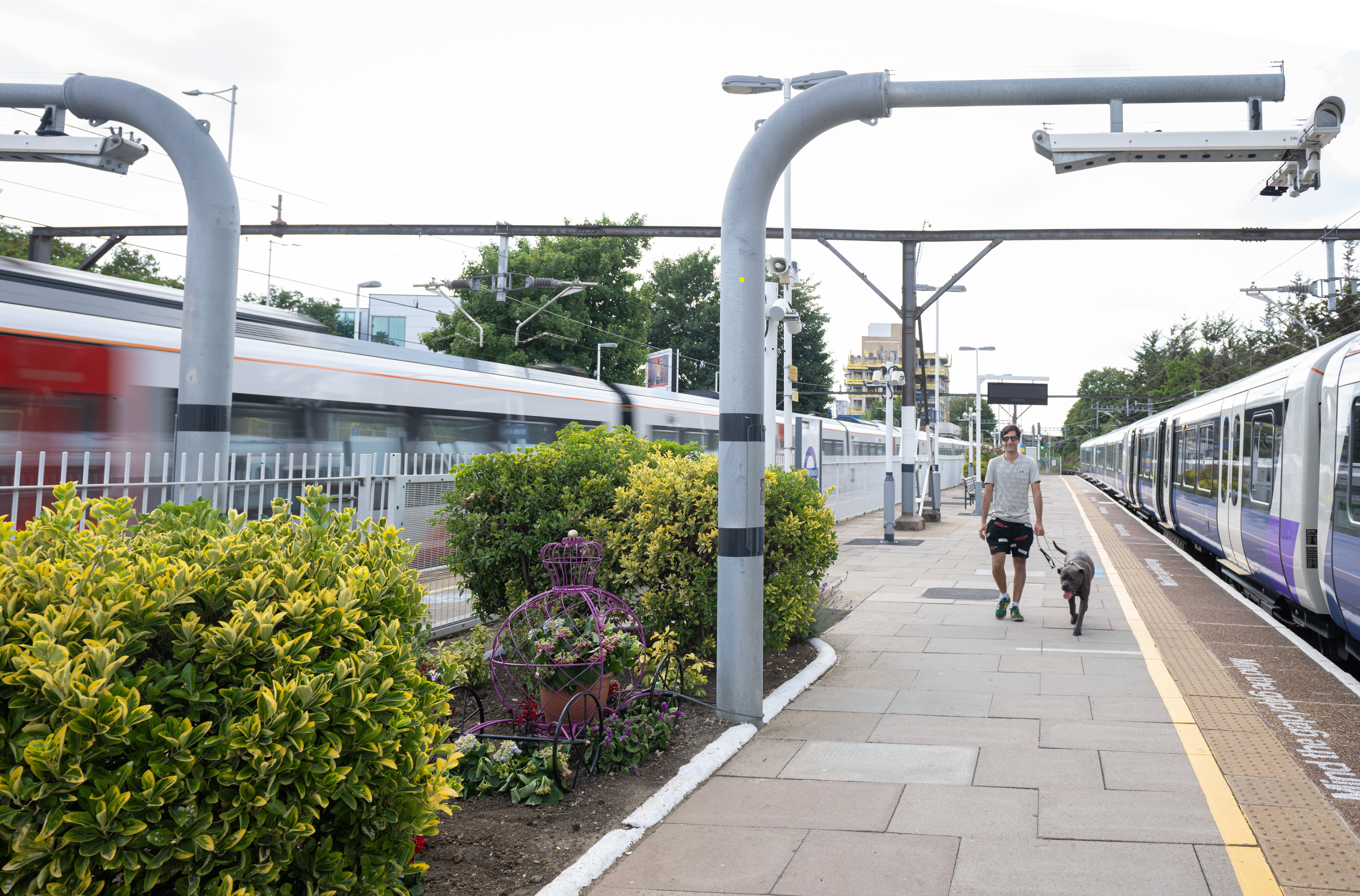 The new Seven Kings platform has been brightened up with some greenery