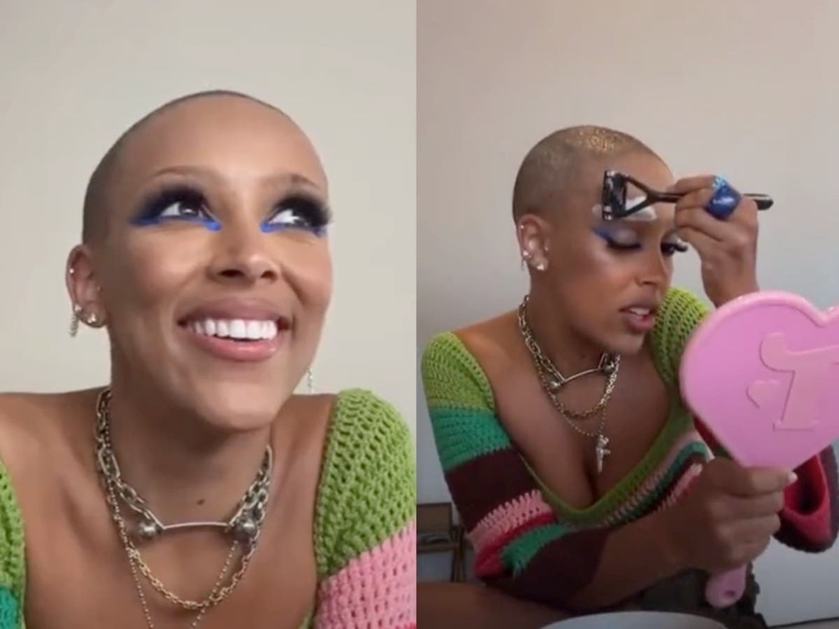 Doja Cat says she's 'never felt so happy' as she shaves head and eyebrows:  'I've never liked having hair' | The Independent