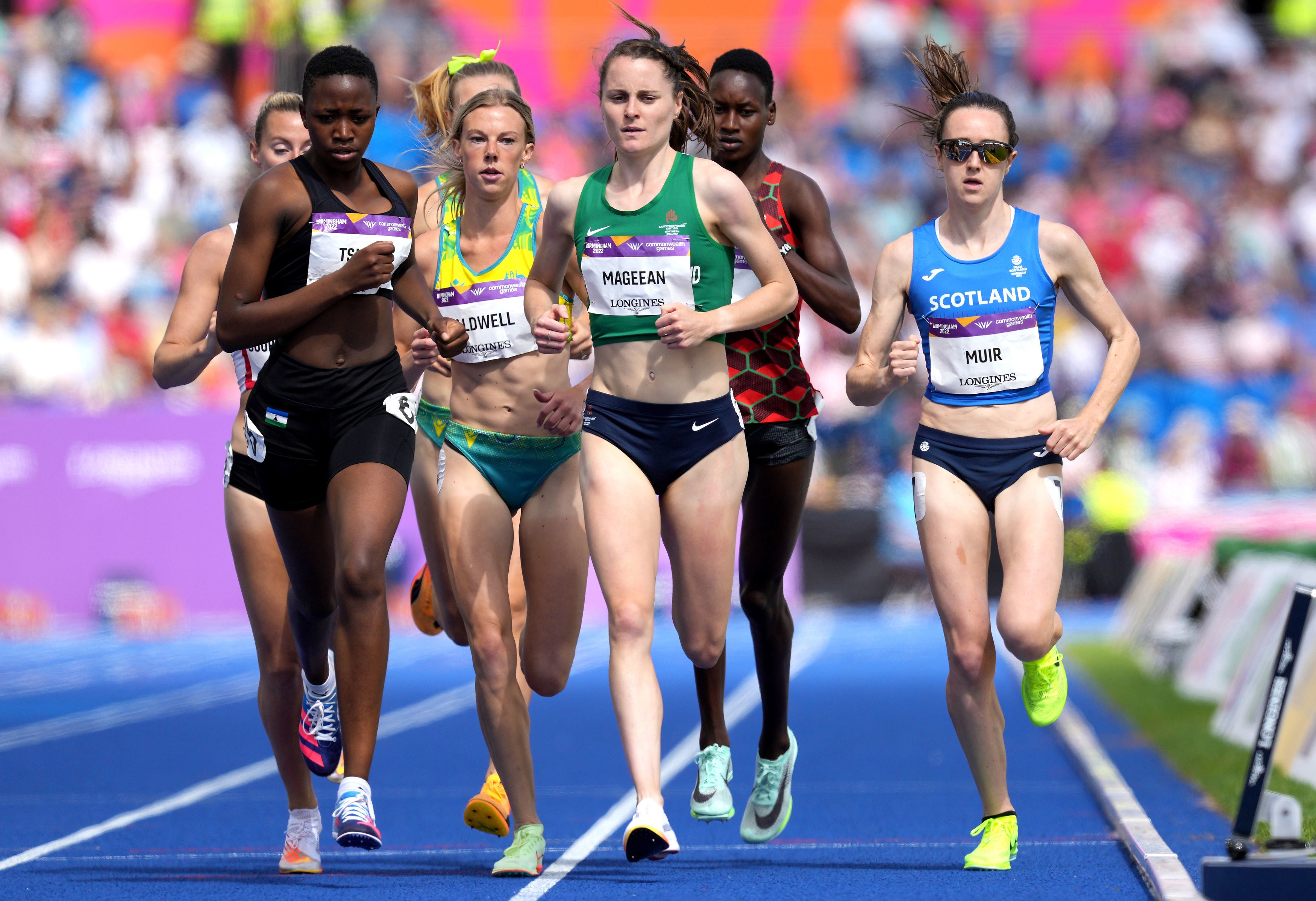 Laura Muir of Team Scotland competes during the Women's 1500m Round 1 heats