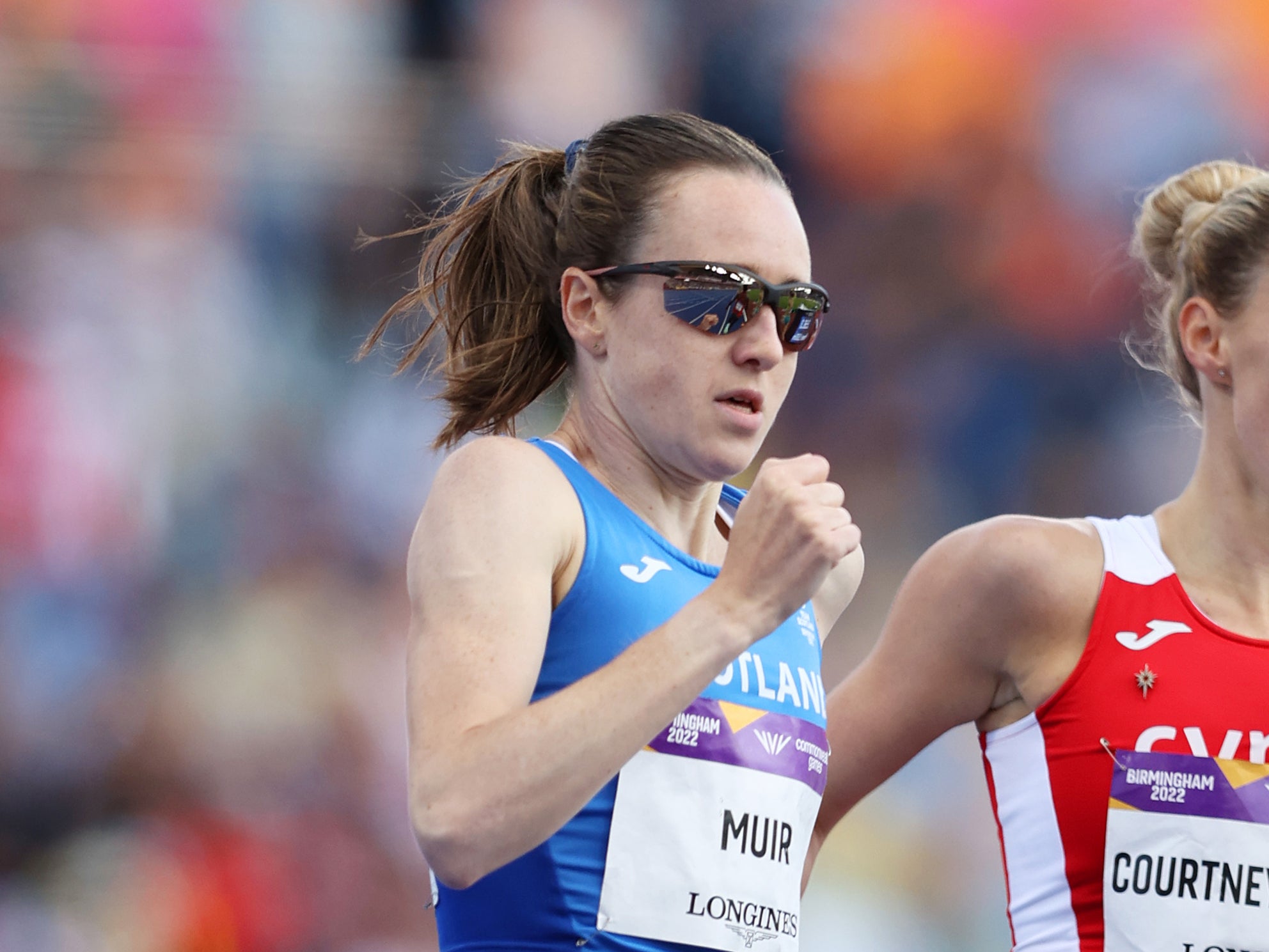 Laura Muir of Team Scotland competes during the Women's 1500m Round 1 heats
