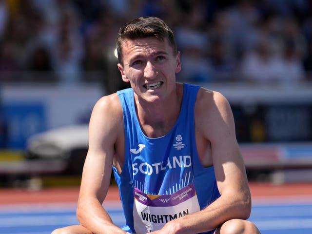 <p>Wightman came third in a tough 1,500m final in Birmingham </p>