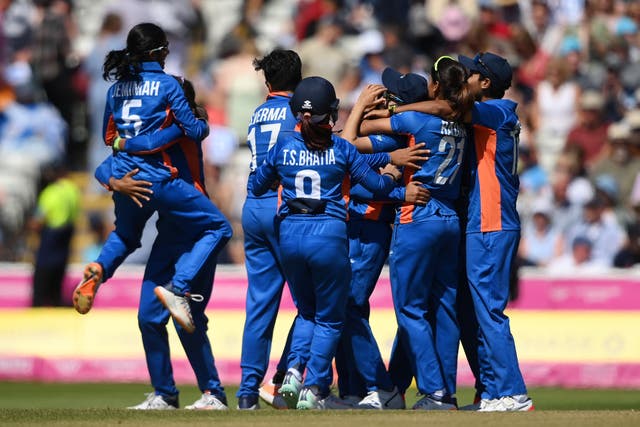 <p>India’s women advance to Sunday’s final against Australia, with England now left to battle for bronze </p>