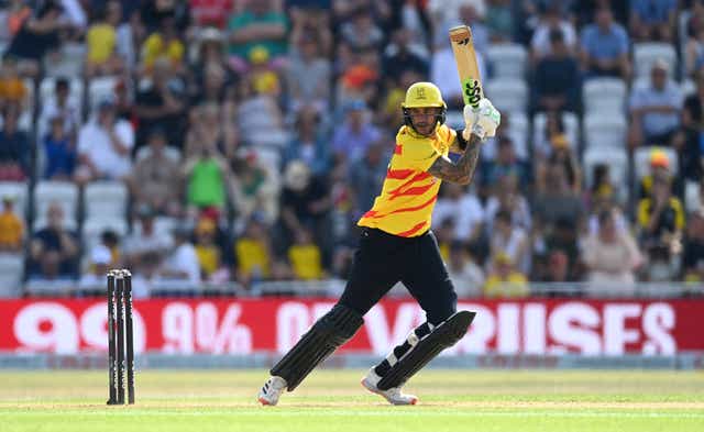 <p>The former England opener hit 58 off 41 balls</p>