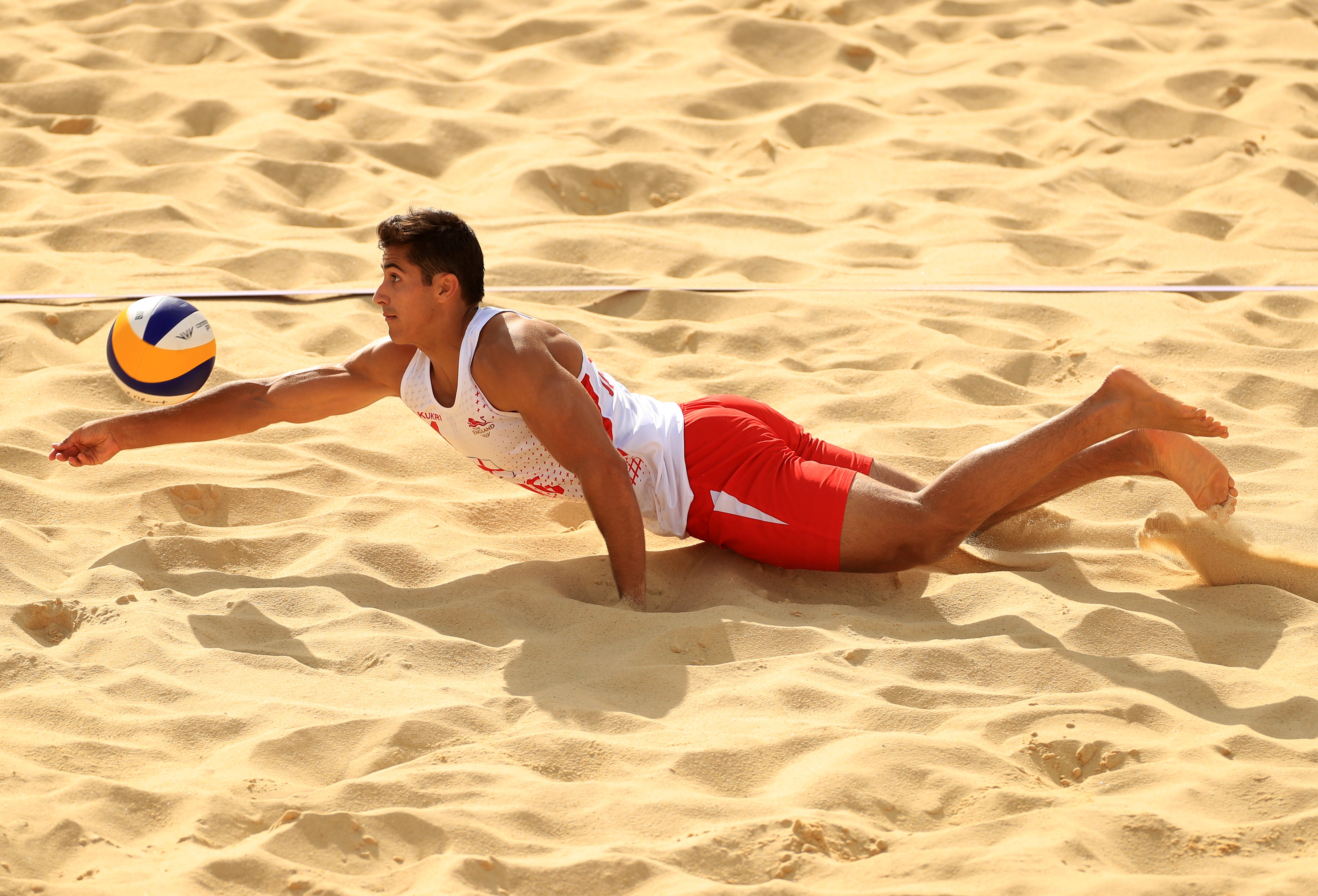 Britain Commonwealth Games Beach Volleyball