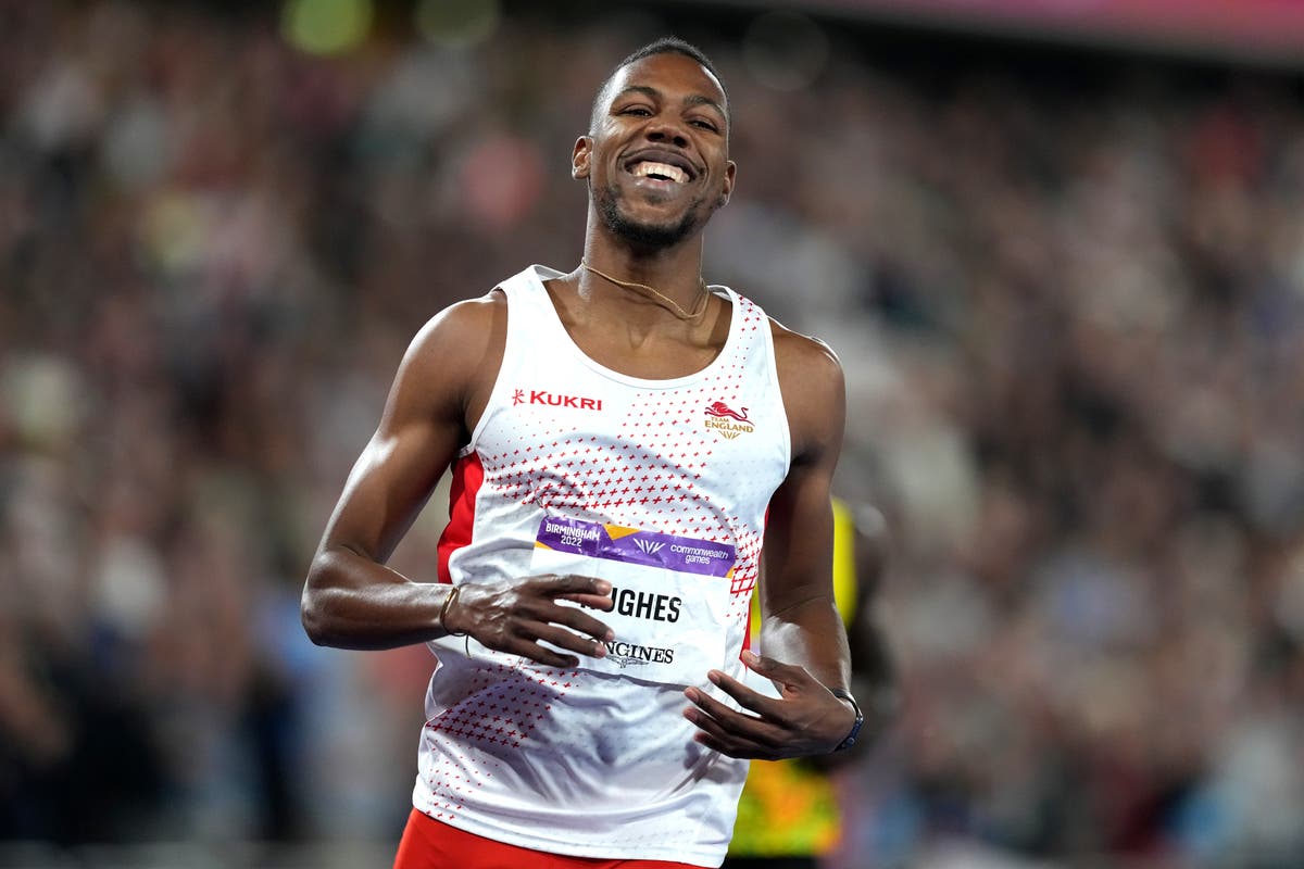 Zharnel Hughes misses out in his quest to get gold in Birmingham