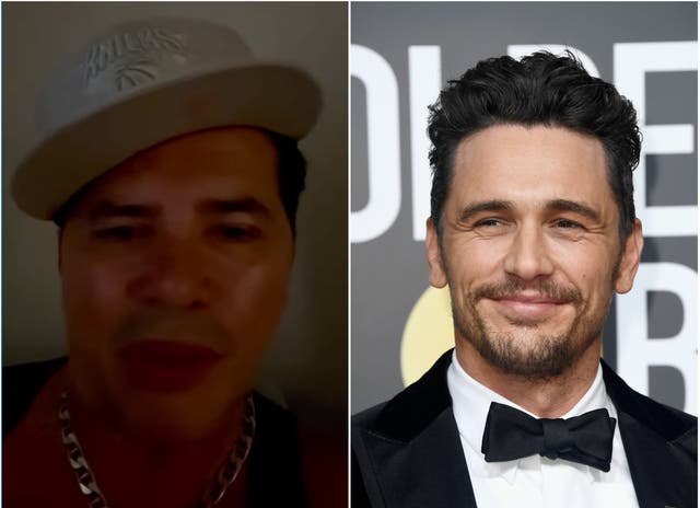 <p>John Leguizamo, left, and James Franco </p>