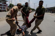 Police break up Muslim gathering in Kashmir, dozens detained