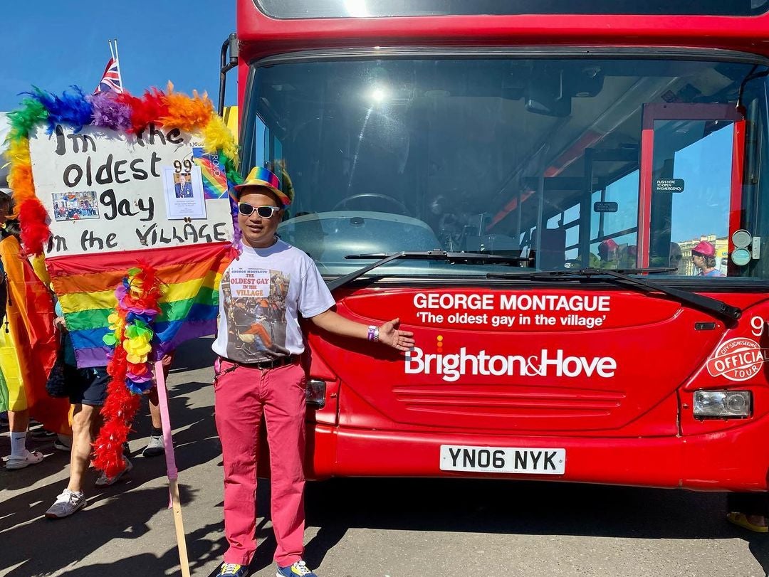 Brighton Pride tribute to George Montague