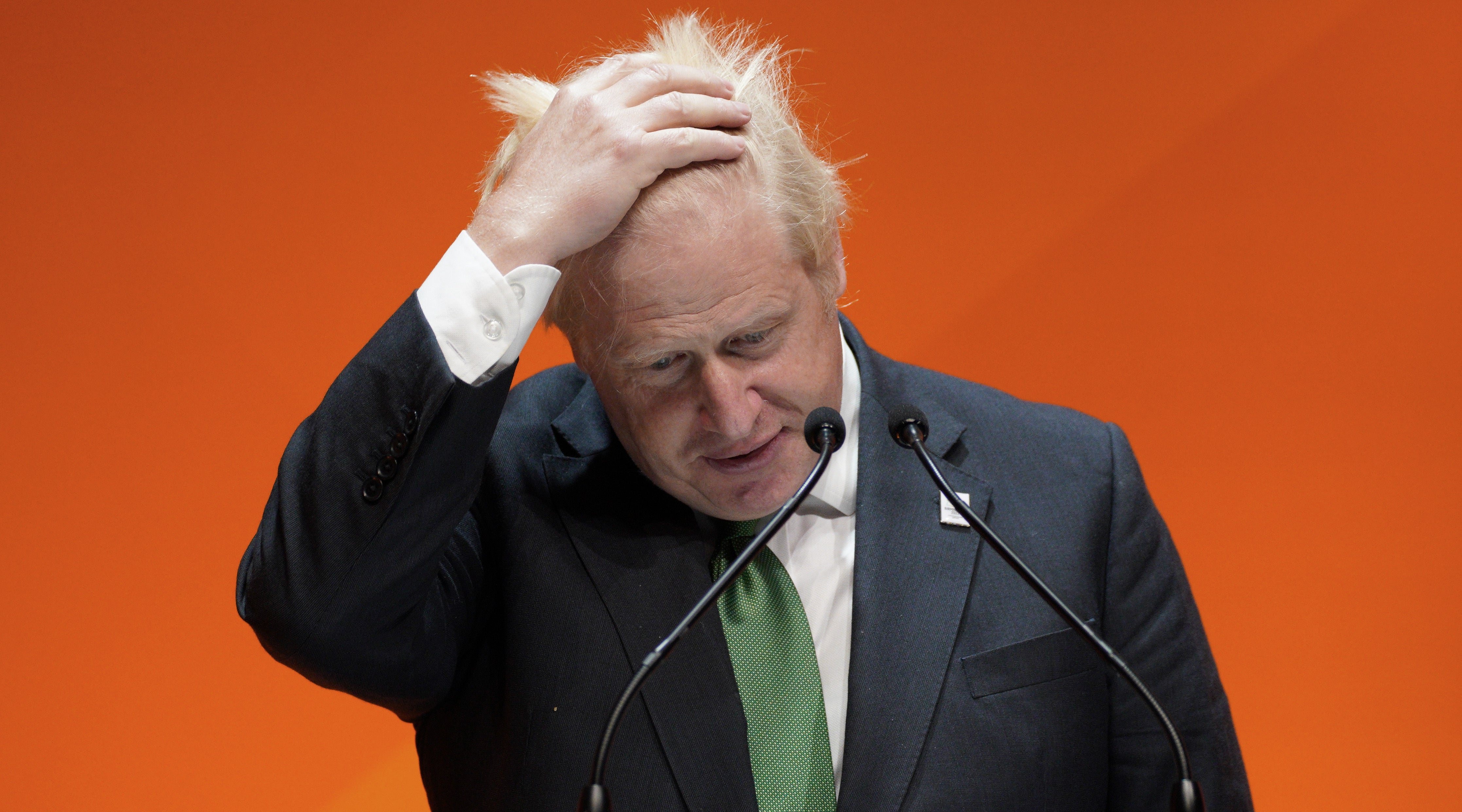 Prime Minister Boris Johnson is being examined by the Privileges Committee (Peter Byrne/PA)